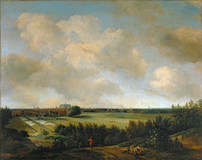 ハールレム近郊のオーヴァーベーンの洗濯婦たち... 作： Jan van der the Elder Meer