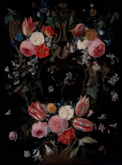 花の花輪 作： Jan van the Elder Kessel