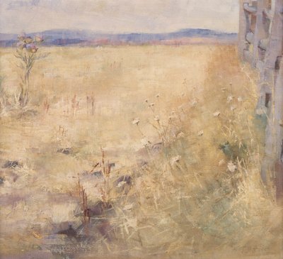 夏のプラウランド、1900年頃 作： Jane Price
