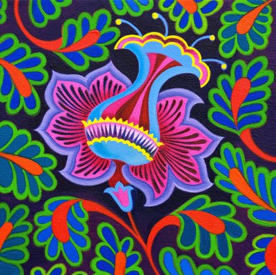 ペルシャ・フローラル、2020年 作： Jane Tattersfield