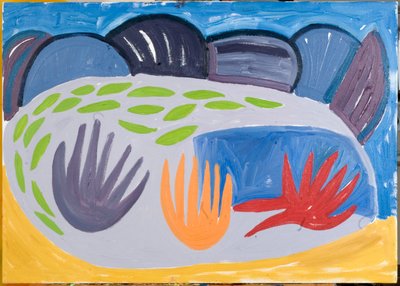 Night Loch, 2007 (油彩・キャンバス) 作： Janet McKenzie