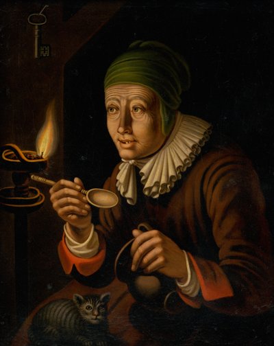 魔女、c。 1830年。 作： Janos Rombauer