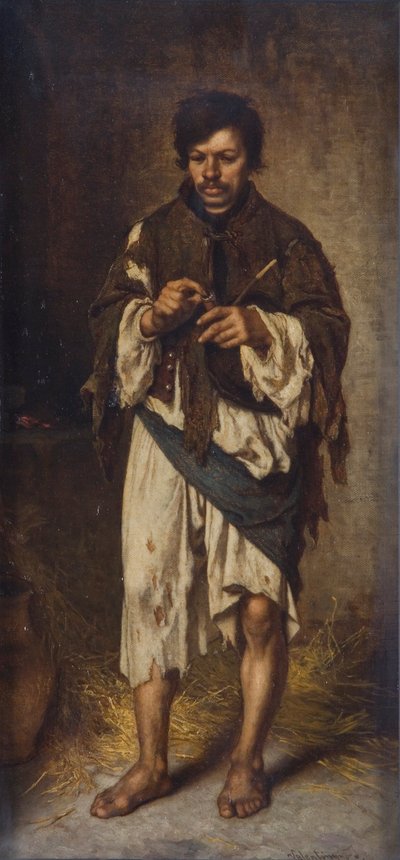 乞食」1862年～1902年 作： Janos Valentiny