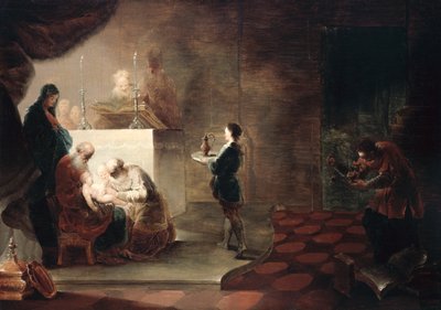 1751年以降のキリストの割礼 作： Januarius Zick