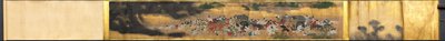火事から逃げる人々 作： Japan, Edo period