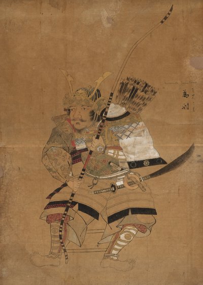 源為朝肖像画原型 作： Japan, Edo period