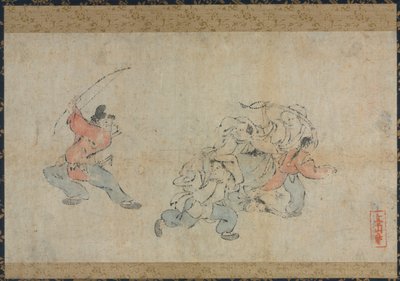 鳥羽絵 作： Japan, Edo period