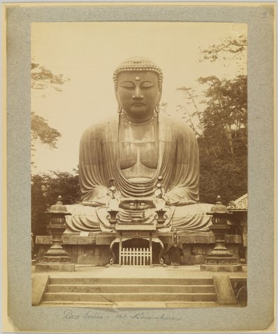 鎌倉の大仏（モノクロ写真 作： Japanese Photographer