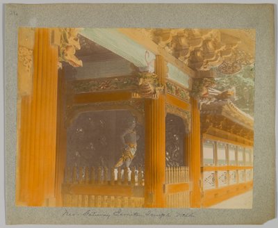 日光・常光寺の山門（手彩色のモノクロ写真 作： Japanese Photographer