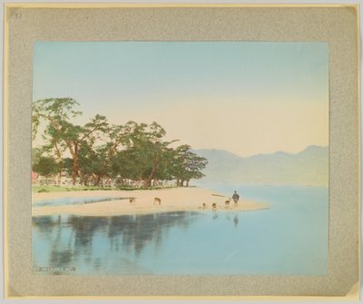 宮島、日本（手彩色のモノクロ写真 作： Japanese Photographer