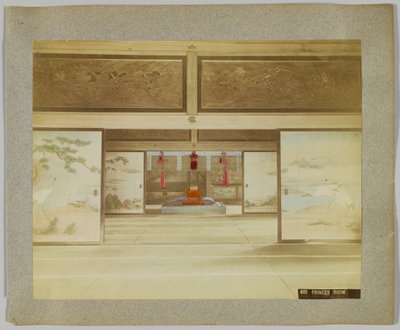 日本のプリンスルーム（手彩色のモノクロ写真 作： Japanese Photographer