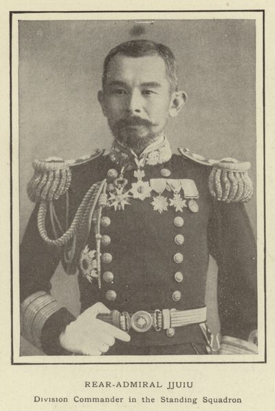 Jjuiu少将、立っている中隊の師団長 作： Japanese Photographer