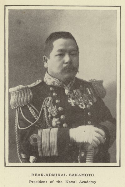 海軍士官学校の学長、坂本海軍大将 作： Japanese Photographer