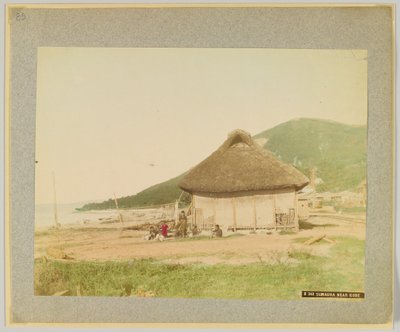 神戸市近郊の須磨浦（手彩色のモノクロ写真 作： Japanese Photographer