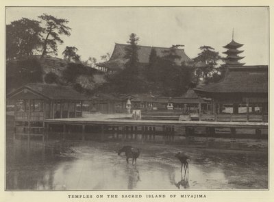 宮島の神聖な島の寺院 作： Japanese Photographer