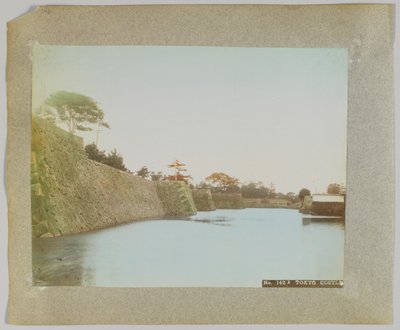 東京城（日本）（手彩色のモノクロ写真 作： Japanese Photographer