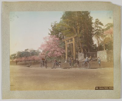 東京・上野公園（手彩色のモノクロ写真 作： Japanese Photographer