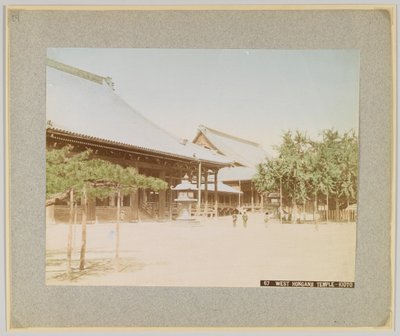 京都・西本願寺（手彩色のモノクロ写真 作： Japanese Photographer