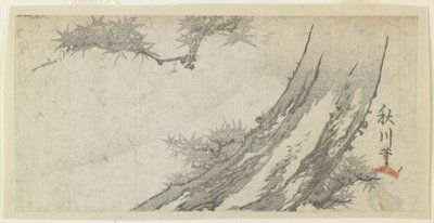 （もみじと富士山）、1860年代〜70年代 作： Japanese School