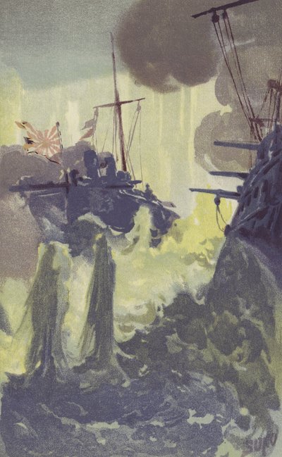 A Night Attack by Japanese Torpedo-boat Destroyers on the Russian Squadron off Port Arthur (chromolitho)   1454187   ja       japanese Successfully Translated  Original: Portrait of Helen Miller, Mrs Charles G. McLean, c.1806 (oil on canvas) Translat: Port 作： Japanese School