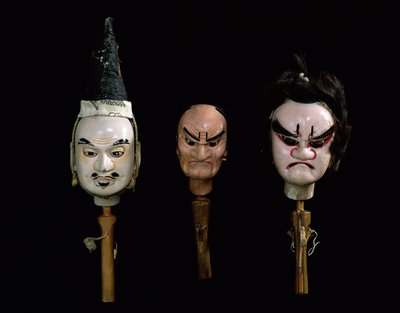 Banraku puppets  作： Japanese School