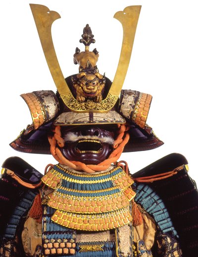 武士の鎧兜 江戸時代 （ミクストメディア 作： Japanese School