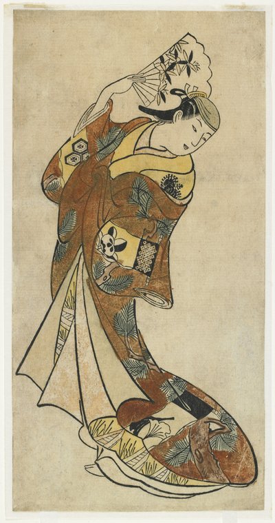 藤村ハンダイ？ダンスシーンのII、1720年代 作： Japanese School