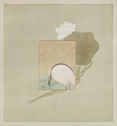 ギフトカバー、明治時代（1868-1912）（刺繍糸で塗装されたシルク） 作： Japanese School