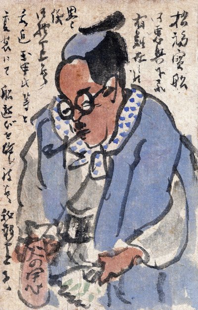 日本画、手紙、日本 作： Japanese School