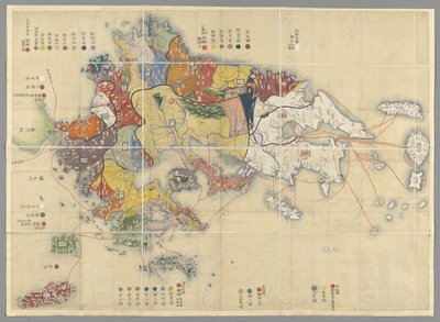 九州の地図 作： Japanese School