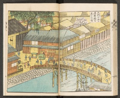 地図 198.b.21、f.22r、横浜の眺め 作： Japanese School