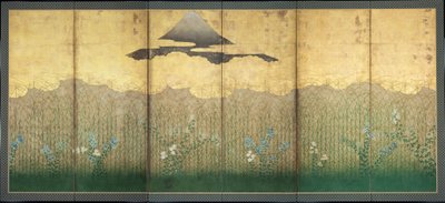武蔵野 - 無名 - 17世紀 - 紙に水彩・墨 - 155,5x363 - サントリー美術館 作： Japanese School