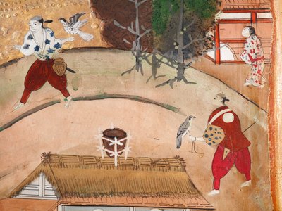 長一屏風 - 八曲一双屏風（絵画） 作： Japanese School