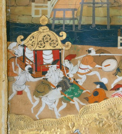 長一屏風 - 八曲一双屏風（絵画） 作： Japanese School