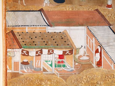 長一屏風 - 八曲一双屏風（絵画） 作： Japanese School