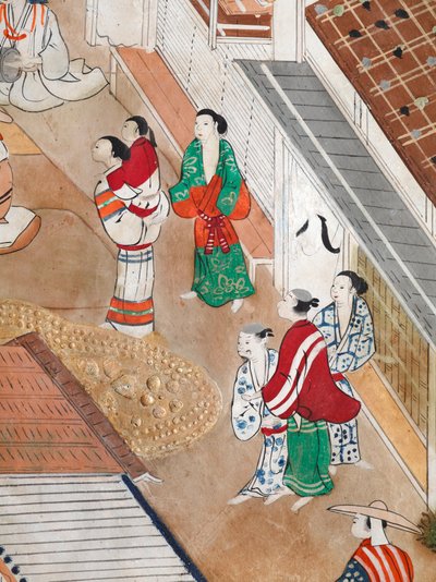 長一屏風 - 八曲一双屏風（絵画） 作： Japanese School