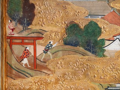 長一屏風 - 八曲一双屏風（絵画） 作： 日本語学校