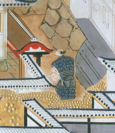 長一屏風 - 八曲一双屏風（絵画） 作： 日本語学校
