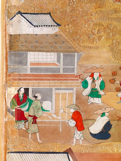 長一屏風 - 八曲一双屏風（絵画） 作： 日本語学校