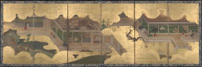 1625〜60年の源氏物語の場面 作： Japanese School