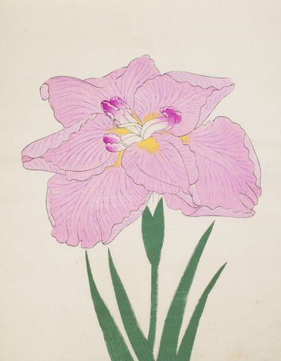 周風楽、58年、1890年（色木版） 作： Japanese School