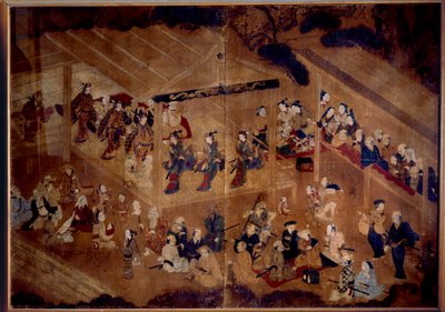歌舞伎：舞台に立つ役者たち 18世紀の日本の版画 パリ、ギメ美術館、国立アジア美術館 作： Japanese School
