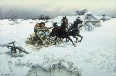そり、1896 作： Jaroslav Friedrich Julius Vesin