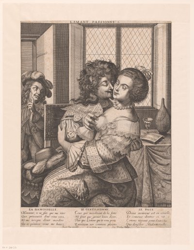 愛するカップル ラマンパッション。 (アイテムのタイトル) 作： Jaspar de Isaac (attributed to)