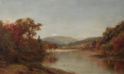 ニューハンプシャー州ワシントン山 作： Jasper F. Cropsey