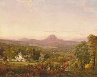 秋の風景、シュガーローフマウンテン、オレンジカウンティ、ニューヨーク、c.1870-75 作： Jasper Francis Cropsey
