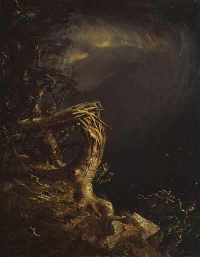 爆破された木 作： Jasper Francis Cropsey