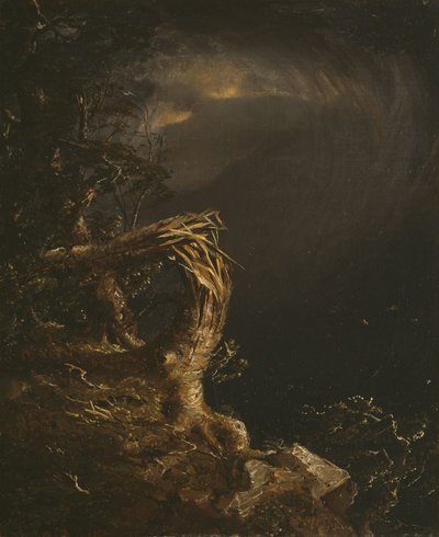 爆破された木 作： Jasper Francis Cropsey