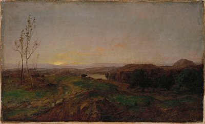 夕方の風景 作： Jasper Francis Cropsey