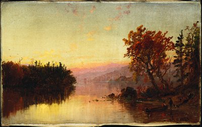 トワイライトのグリーンウッド湖、1873 作： Jasper Francis Cropsey